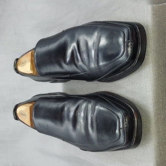 Toschi Black Leather Slip-on Loafer w/Carbonlite Insoles CIS Equipped Size 11 - Picture 2 of 16
